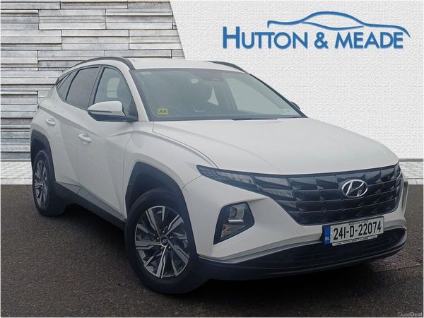Hyundai Tucson SUV, Petrol Hybrid, 2024, White