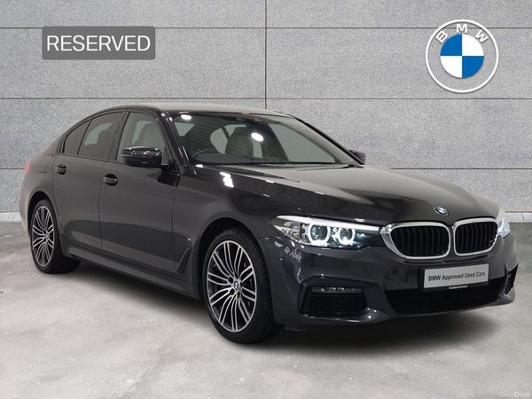 BMW 5-Series Saloon, Petrol Plug-in Hybrid, 2020, Grey