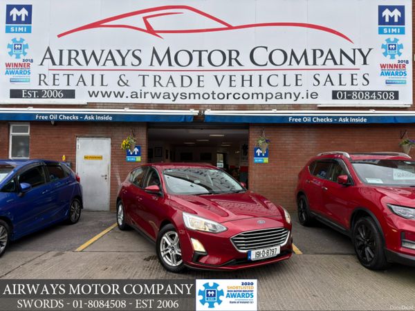 Ford Focus Hatchback, Petrol, 2019, Red