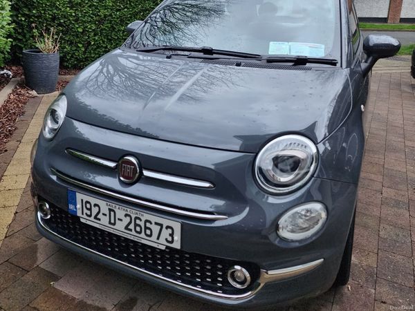 Fiat 500 Hatchback, Petrol, 2019, Grey