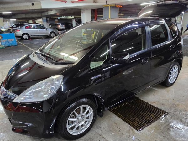 Honda Fit Hatchback, Petrol Hybrid, 2012, Black