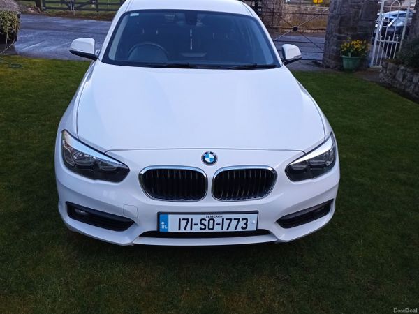 BMW 1-Series Hatchback, Diesel, 2017, White