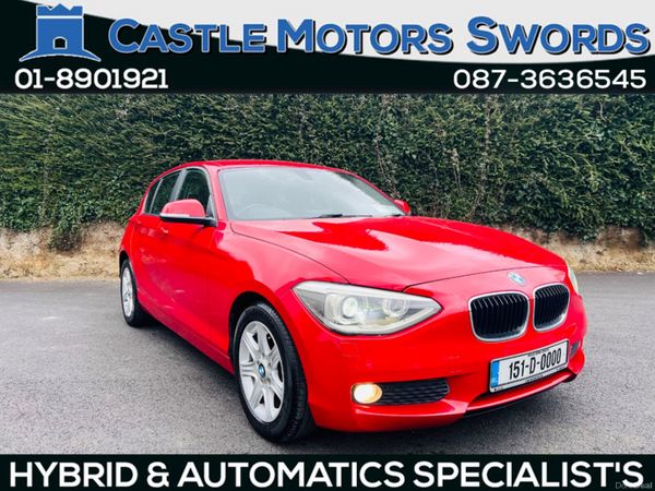 BMW 1-Series Hatchback, Petrol, 2015, Red