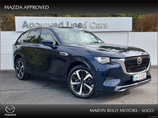 Mazda CX-60 SUV, Petrol Plug-in Hybrid, 2025, Blue