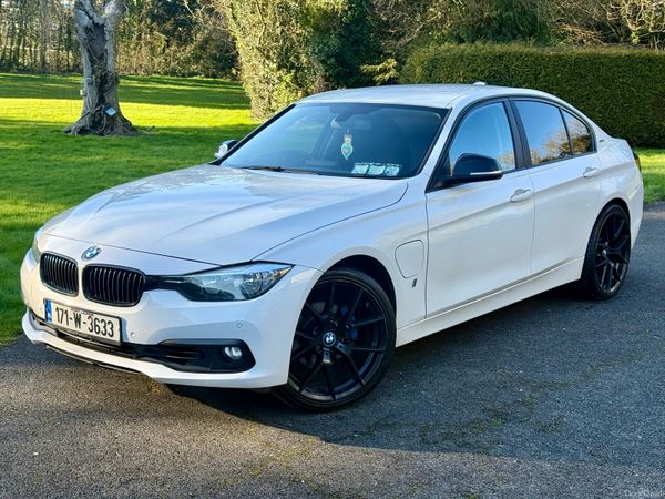 BMW 3-Series Saloon, Petrol Plug-in Hybrid, 2017, White