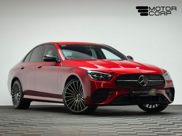 Mercedes-Benz E-Class Saloon, Diesel Plug-in Hybrid, 2021, Red
