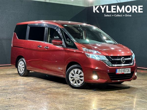 Nissan Serena MPV, Petrol Hybrid, 2017, Red