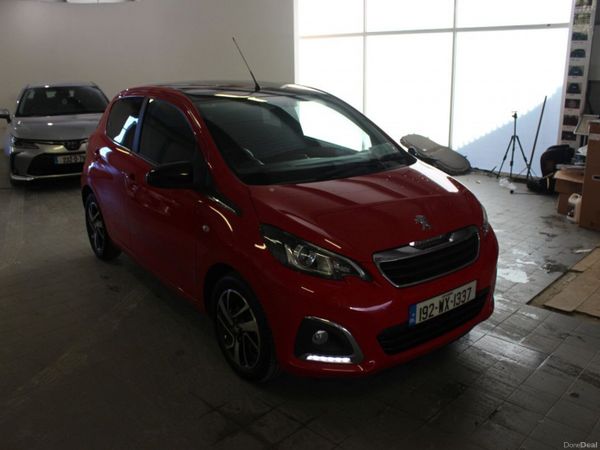 Peugeot 108 Hatchback, Petrol, 2019, Red