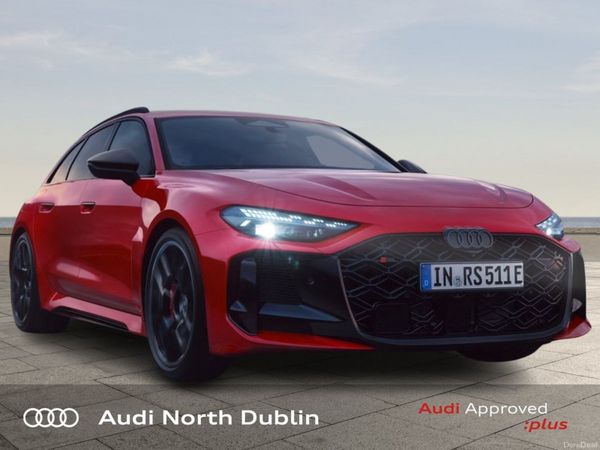 Audi RS5 Estate, Petrol Plug-in Hybrid, 2026, Red