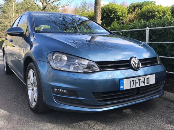 Volkswagen Golf Hatchback, Diesel, 2017, Blue