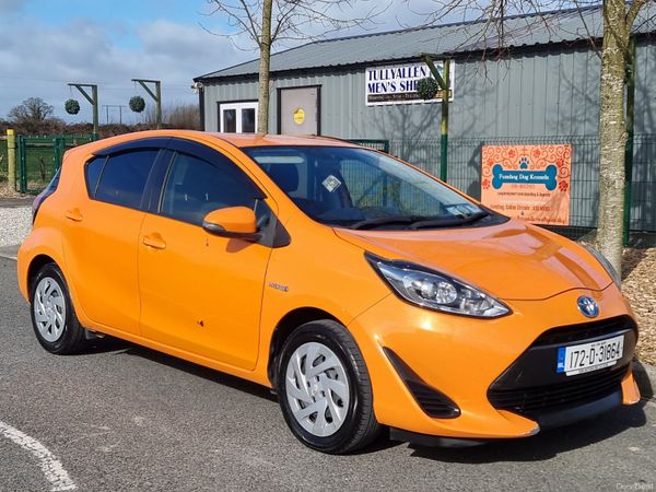 Toyota Aqua Hatchback, Petrol Hybrid, 2017, Orange