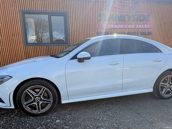 Mercedes-Benz CLA Coupe, Petrol Hybrid, 2022, White