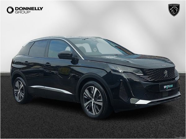 Peugeot 3008 Estate, Petrol Hybrid, 2023, Black