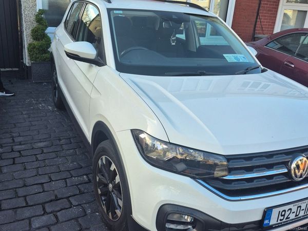Volkswagen T-Cross Estate/Jeep, Petrol, 2019, White