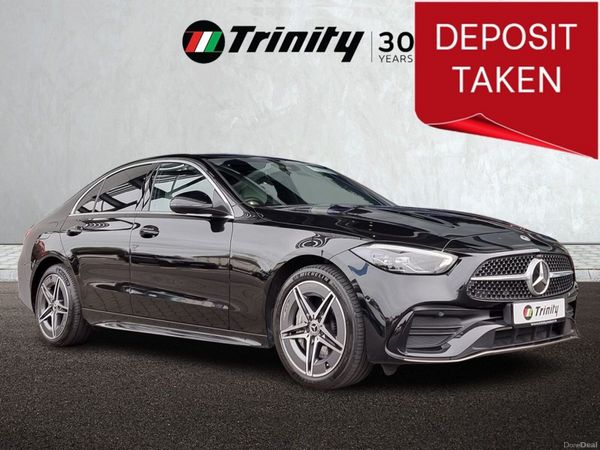 Mercedes-Benz C-Class Saloon, Petrol Plug-in Hybrid, 2024, Black