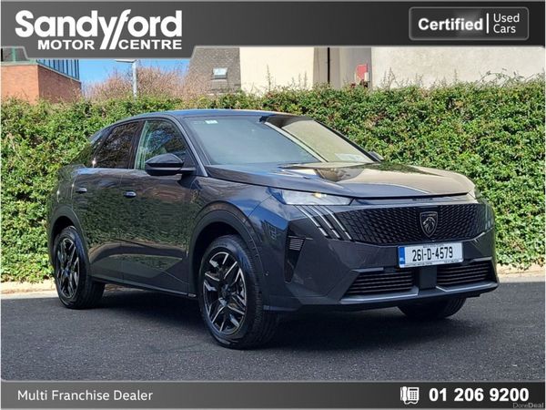 Peugeot 3008 SUV, Petrol Hybrid, 2026, Grey