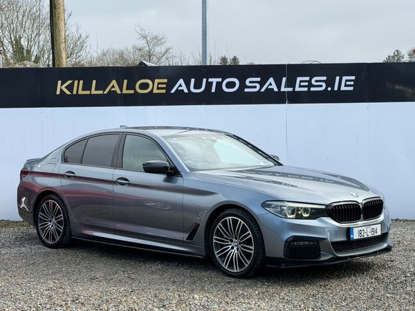 BMW 5-Series Saloon, Petrol Plug-in Hybrid, 2018, Blue