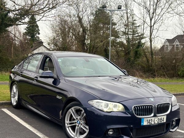 BMW 5-Series Saloon, Diesel, 2014, Blue