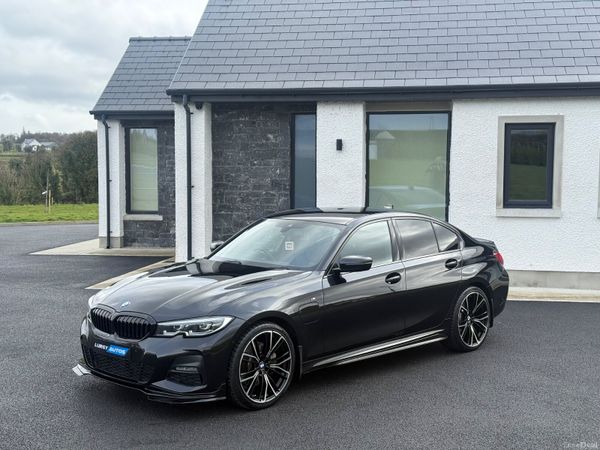 BMW 3-Series Saloon, Petrol Hybrid, 2021, Black