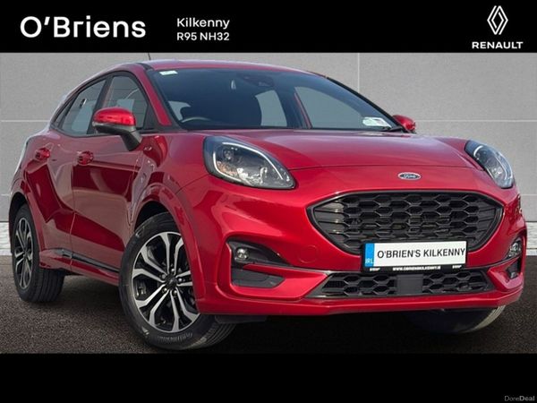 Ford Puma Hatchback, Petrol Hybrid, 2021, Red