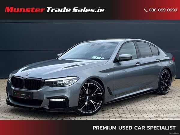 BMW 5-Series Saloon, Diesel, 2018, Blue