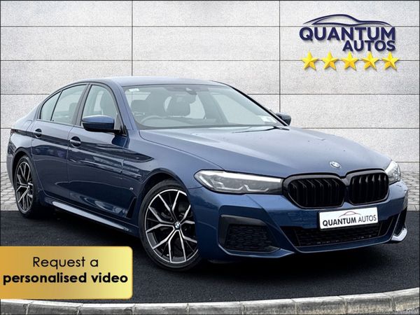 BMW 5-Series Saloon, Diesel, 2022, Blue