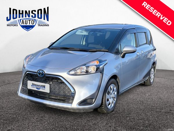 Toyota Sienta MPV, Petrol Hybrid, 2022, Silver