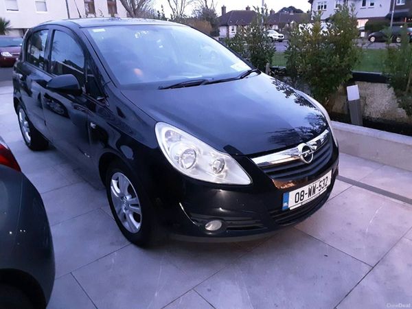 Opel Corsa Hatchback, Petrol, 2008, Black