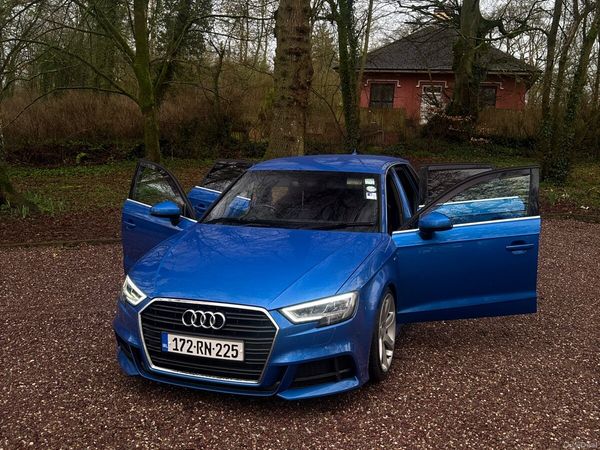 Audi A3 Hatchback, Diesel, 2017, Blue