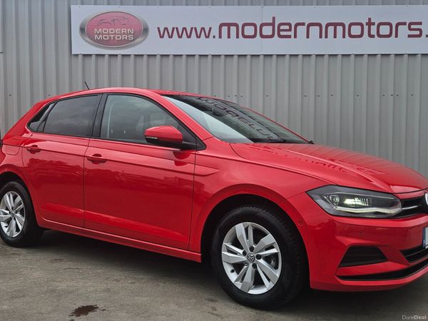 Volkswagen Polo Hatchback, Petrol, 2020, Red