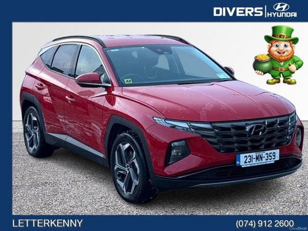 Hyundai Tucson MPV, Petrol Hybrid, 2023, Red