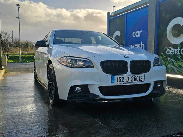 BMW 5-Series Saloon, Diesel, 2015, White