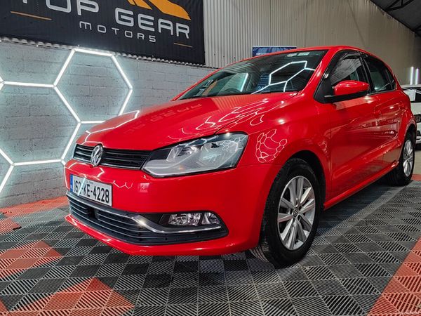 Volkswagen Polo Hatchback, Petrol, 2016, Red
