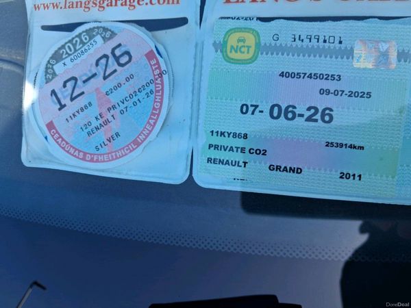 Renault Megane Estate, Diesel, 2011, Silver