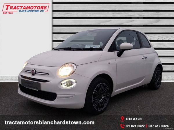 Fiat 500 Hatchback, Petrol, 2020, White