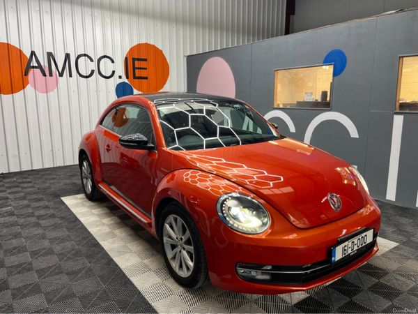 Volkswagen Beetle Hatchback, Petrol, 2016, Orange