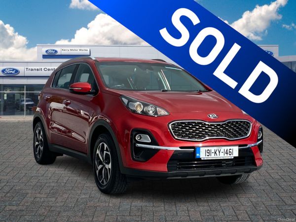 Kia Sportage MPV, Diesel, 2019, Red