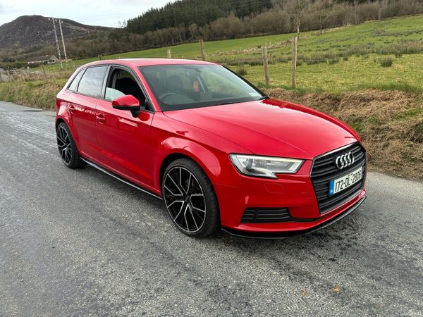 Audi A3 Hatchback, Diesel, 2017, Red