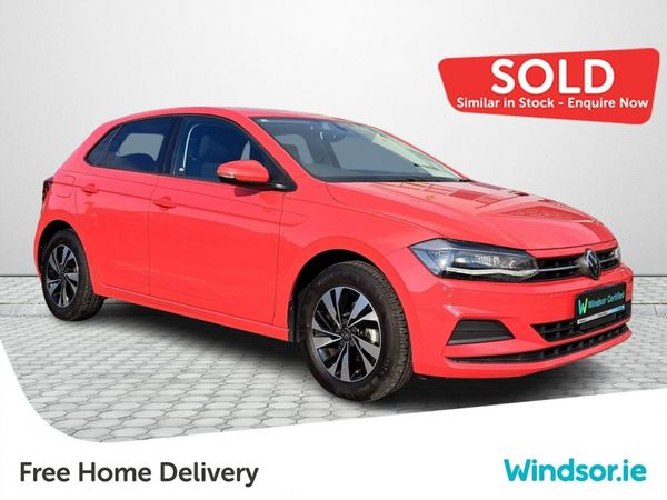 Volkswagen Polo Hatchback, Petrol, 2021, Red