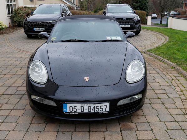 Porsche Boxster Convertible, Petrol, 2005, Black