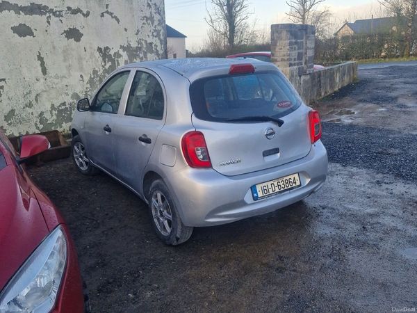 Nissan March Hatchback, Petrol, 2016, Silver