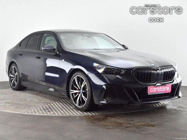 BMW 5-Series Saloon, Petrol Plug-in Hybrid, 2024, Black