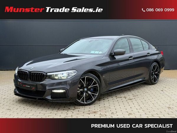 BMW 5-Series Saloon, Petrol Plug-in Hybrid, 2018, Grey