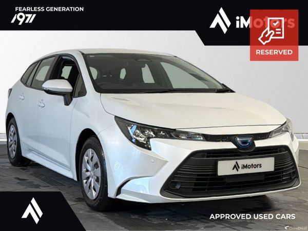 Toyota Corolla Estate, Petrol Hybrid, 2022, White