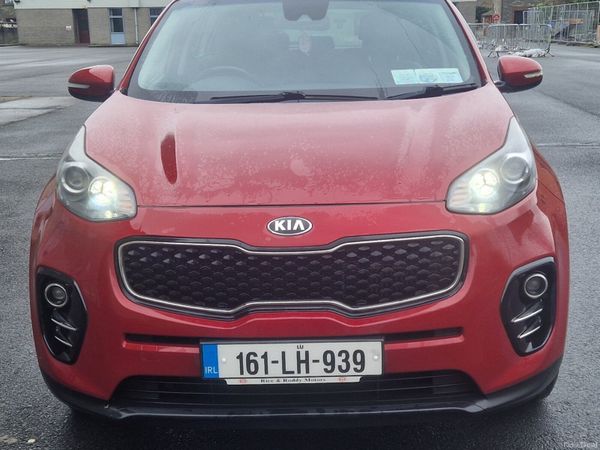 Kia Sportage SUV, Diesel, 2016, Red