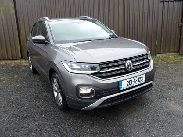 Volkswagen T-Cross SUV, Petrol, 2020, Grey