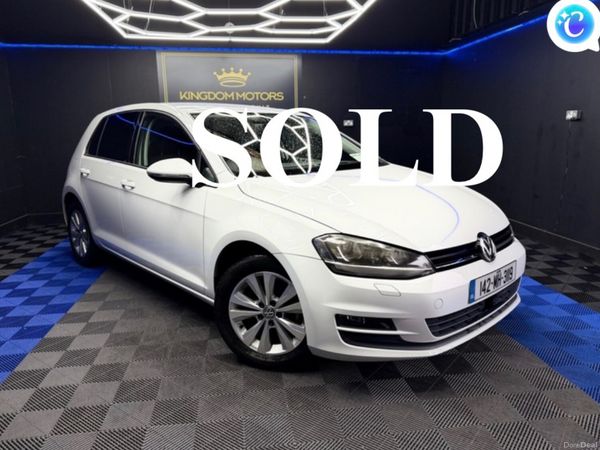 Volkswagen Golf Hatchback, Petrol, 2014, White