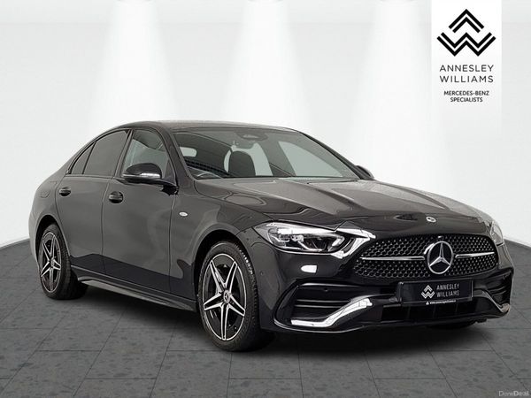 Mercedes-Benz C-Class Saloon, Petrol Plug-in Hybrid, 2025, Black