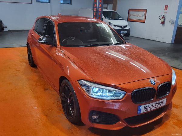 BMW 1-Series Hatchback, Diesel, 2015, Orange