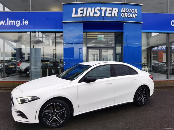 Mercedes-Benz A-Class Saloon, Petrol Plug-in Hybrid, 2022, White